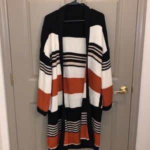 Long quarter sleeve cardigan